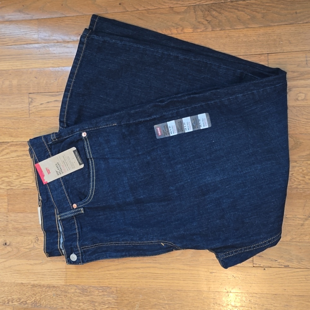 LEVI'S BRAND SIGNATURE MEN'S 559 BIG & TALL BLUE JEANS SIZE 46x30
